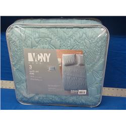 New VCNY 3PC KING Quilt set