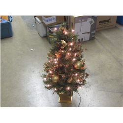 36" Christmas tree with lights