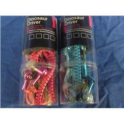 2 SETS of headphones / metal zippers