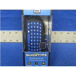 New Quick type controller keyboard.