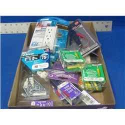Large flat of hardware / screws / ez anchors etc.