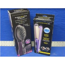 LOT OF 2 New Infiniti Conair / 1 ceramic curler/straightener