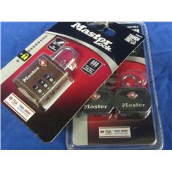 New Luggage Locks Master lock  lot of 2