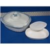 Image 1 : New Corningware Stoneware 2 -1/2 quart with lid