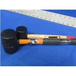 2 new Rubber Mallets