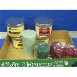 Flat of New scented candles 7 in total