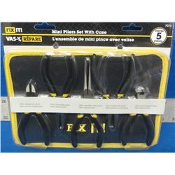 New Mini Pliers set with canvas case