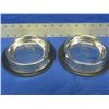 Image 1 : New set of 2 small stainless non skid pet bowls 5"
