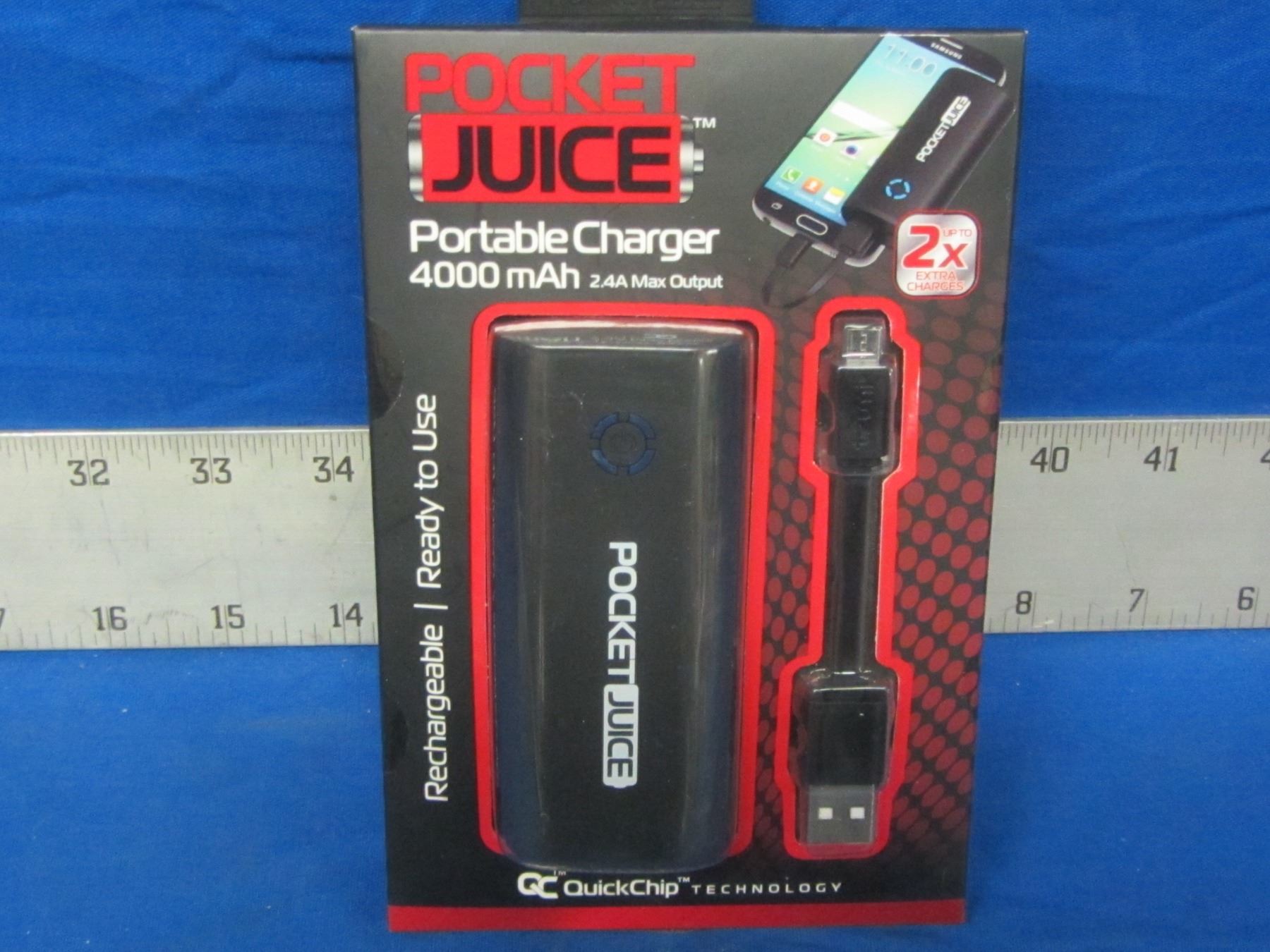 New Pocket Juice portable charger 4000mah