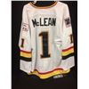 Image 1 : KIRK McLEAN AUTOGRAPHED VANCOUVER CANUCKS HOCKEY JERSEY