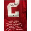 Image 2 : DAVID AKERS AUTOGRAPHED 49ERS FOOTBALL JERSEY W/ COA (STAT INSCRIPTIONS)