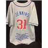 Image 1 : FERGUSON JENKINS AUTOGRAPHED CHICAGO CUBS BASEBALL JERSEY W/ JSA COA (STAT INSCRIPTIONS)