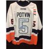 Image 1 : DENIS POTVIN AUTOGRAPHED NY ISLANDERS HOCKEY JERSEY W/ PSA COA