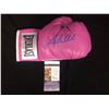 Image 1 : LAILA ALI AUTOGRAPHED PINK EVERLAST BOXING GLOVE W/ JSA COA