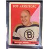 Image 1 : BOB ARMSTRONG #1 TOPPS HOCKEY CARD