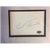 Image 2 : CARL FURILLO AUTOGRAPH MATTED W/ TWO PHOTOS (STACKS & PLAQUES COA)