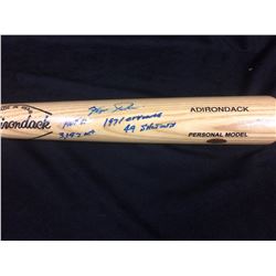 FERGIE JENKINS AUTOGRAPHED BASEBALL BAT (REGGIE JACKSON COA)