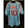 Image 1 : LARRY BOWA AUTOGRAPHED PHILLIES BASEBALL JERSEY (1980 COOPERSTOWN COLLECTION)