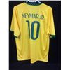 Image 1 : NEYMAR JR AUTOGRAPHED Brazilian national team home Soccer Jersey Short Sleeve (PSA COA)