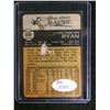 Image 2 : NOLAN RYAN AUTOGRAPHED #220 TOPPS BASEBALL CARD (JSA COA)