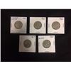 Image 1 : 1960's CANADIAN SILVER 25 CENT COINS LOT