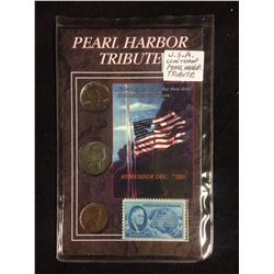 U.S.A COIN & STAMP PEARL HARBOUR TRIBUTE