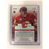 Image 2 : 2013-14 MIKAEL BACKLUND GAME WORN JERSEY PANINI-PRIME HOCKEY CARD