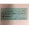 Image 1 : HOYT WILHELM AUTOGRAPHED VINATGE 1980 BANK CHEQUE (MUELLER COA)