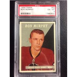 1958 TOPPS #59 RON MURPHY (EX-MT 6) PSA