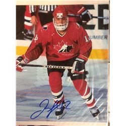 JEROME IGINLA AUTOGRAPHED 8" X 10" PHOTO