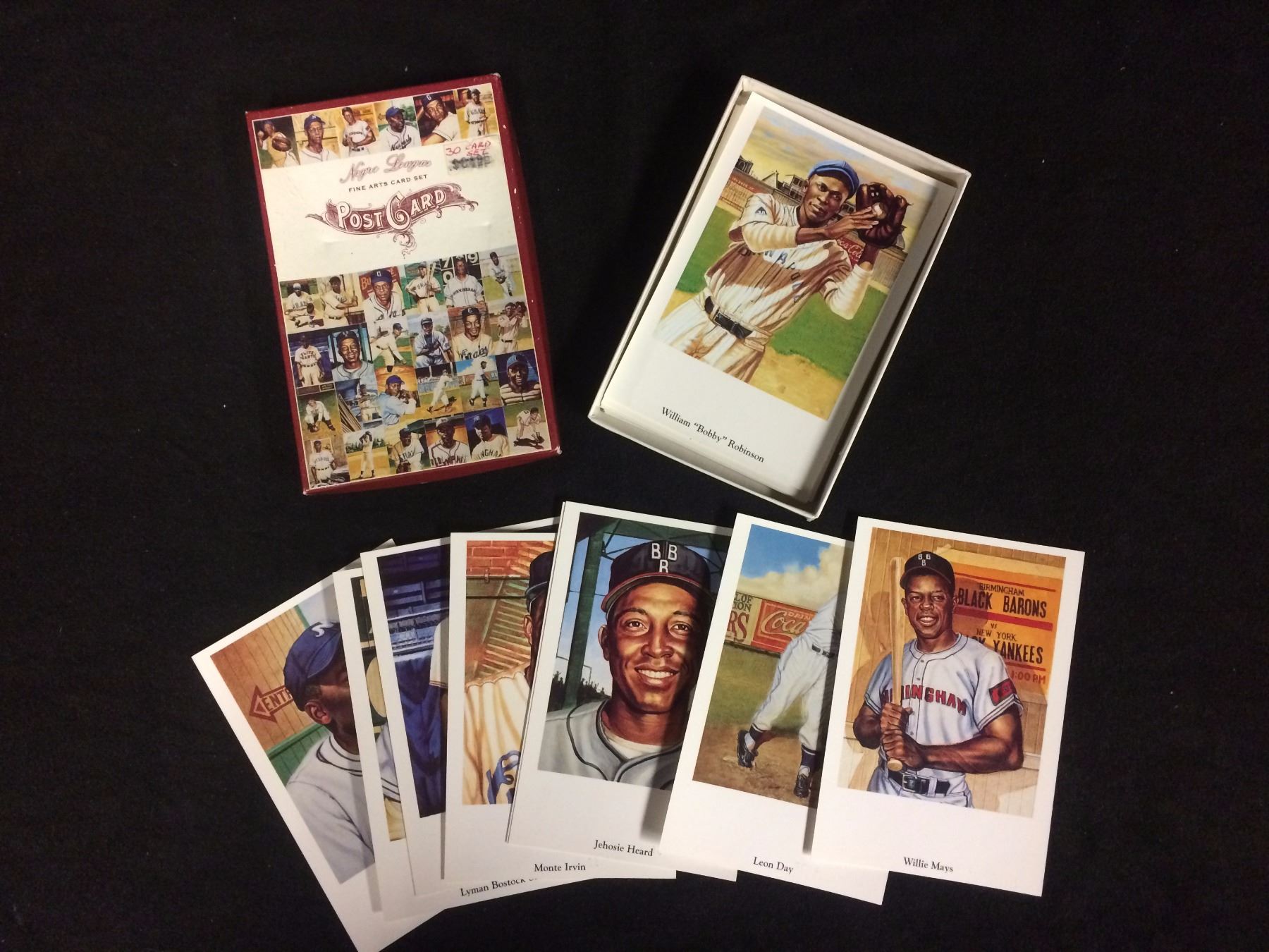 NEGRO LEAGUE BASEBALL POSTCARD SET (30 CARDS)