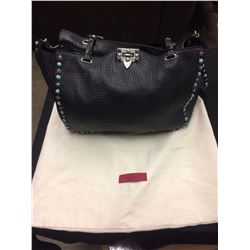 AUTHENTIC WOMENS BLACK VALENTINO HAND BAG