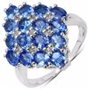 Image 1 : STERLING SILVER TANZANITE RING