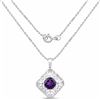 Image 2 : STERLING SILVER AMETHYST PENDANT