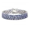Image 1 : STERLING SILVER TANZANITE BRACELET
