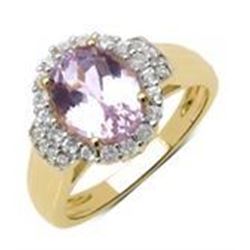 STERLING SILVER KUNZITE RING