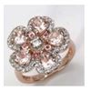 Image 1 : STERLING SILVER MORGANITE RING