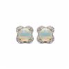 Image 1 : STERLING SILVER ETHIOPIAN OPAL EARRINGS