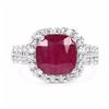 Image 3 : STERLING SILVER RUBY RING