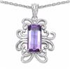 Image 1 : STERLING SILVER AFRICAN AMETHYST PENDANT