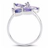 Image 2 : STERLING SILVER TANZANITE RING