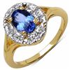 Image 1 : STERLING SILVER TANZANITE RING