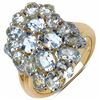 Image 1 : STERLING SILVER AQUAMARINE RING