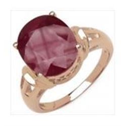 STERLING SILVER RUBY RING