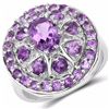 Image 1 : STERLING SILVER AFRICAN AMETHYST RING