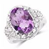 Image 1 : STERLING SILVER AFRICAN AMETHYST RING