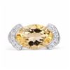 Image 3 : STERLING SILVER CITRINE RING