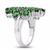 Image 2 : STERLING SILVER CHROME DIOPSIDE RING