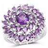 Image 1 : STERLING SILVER AFRICAN AMETHYST RING