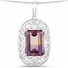 Image 1 : STERLING SILVER AMETRINE PENDANT